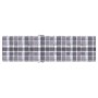 Gray checkered printed lounger cushion (75+105)x50x4 cm by vidaXL, Cushions for chairs and sofas - Ref: Foro24-314187, Price:...