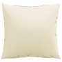 Decorative cushions 4 pcs cream fabric 40x40 cm by vidaXL, Cushions - Ref: Foro24-314325, Price: 31,99 €, Discount: %