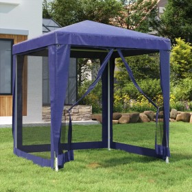 Carpa para fiestas con 4 paredes de malla HDPE azul 2x2 m de vidaXL, Carpas y cenadores - Ref: Foro24-319217, Precio: 71,99 €...