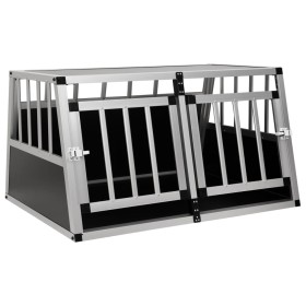 Dog cage with double door 89x69x50 cm by vidaXL, Dog kennels - Ref: Foro24-170667, Price: 168,18 €, Discount: %