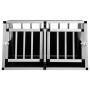 Dog cage with double door 89x69x50 cm by vidaXL, Dog kennels - Ref: Foro24-170667, Price: 168,18 €, Discount: %