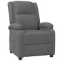 Sillón de masaje de cuero sintético gris antracita de vidaXL, Sillones de masaje eléctricos - Ref: Foro24-322432, Precio: 235...