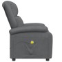 Sillón de masaje de cuero sintético gris antracita de vidaXL, Sillones de masaje eléctricos - Ref: Foro24-322432, Precio: 235...