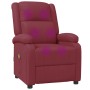 Sillón de masaje de cuero sintético rojo tinto de vidaXL, Sillones de masaje eléctricos - Ref: Foro24-322433, Precio: 192,22 ...