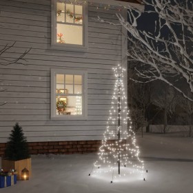 Árbol de Navidad con pincho 200 LED blanco frío 180 cm de vidaXL, Arboles de navidad - Ref: Foro24-343567, Precio: 72,13 €, D...