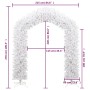 Árbol de Navidad en arco blanco 270 cm de vidaXL, Arboles de navidad - Ref: Foro24-345093, Precio: 172,43 €, Descuento: %