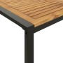 Garden table with solid acacia wood U-shaped legs 160x80x75 cm by vidaXL, Garden tables - Ref: Foro24-319516, Price: 257,99 €...