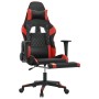 Massage gaming chair with synthetic leather and black red footrest by vidaXL, Gaming chairs - Ref: Foro24-345523, Price: 145,...