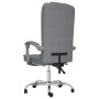 Silla de oficina reclinable con masaje de tela gris claro de vidaXL, Sillas de oficina - Ref: Foro24-349661, Precio: 113,17 €...