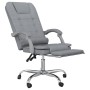 Silla de oficina reclinable con masaje de tela gris claro de vidaXL, Sillas de oficina - Ref: Foro24-349661, Precio: 113,17 €...