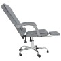 Silla de oficina reclinable con masaje de tela gris claro de vidaXL, Sillas de oficina - Ref: Foro24-349661, Precio: 113,17 €...