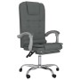 Dark Gray Fabric Massage Reclining Office Chair by vidaXL, Office chairs - Ref: Foro24-349662, Price: 97,10 €, Discount: %