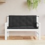 Garden bench cushions 2 pcs black Oxford fabric 120x50x7 cm by vidaXL, Cushions for chairs and sofas - Ref: Foro24-315011, Pr...