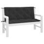 Garden bench cushions 2 pcs black Oxford fabric 120x50x7 cm by vidaXL, Cushions for chairs and sofas - Ref: Foro24-315011, Pr...