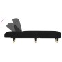 Diwansofa aus schwarzem Samt von vidaXL, Tagesbetten - Ref: Foro24-352796, Preis: 152,11 €, Rabatt: %