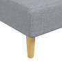 Sofá diván de tela gris claro de vidaXL, Divanes - Ref: Foro24-352798, Precio: 150,96 €, Descuento: %