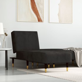 Black Velvet Divan Sofa by vidaXL, Daybeds - Ref: Foro24-352805, Price: 157,78 €, Discount: %