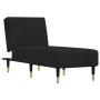 Sofá diván de terciopelo negro de vidaXL, Divanes - Ref: Foro24-352805, Precio: 157,78 €, Descuento: %