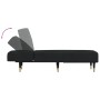 Black Velvet Divan Sofa by vidaXL, Daybeds - Ref: Foro24-352805, Price: 157,78 €, Discount: %