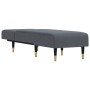 Diwansofa aus dunkelgrauem Samt von vidaXL, Tagesbetten - Ref: Foro24-352809, Preis: 163,34 €, Rabatt: %