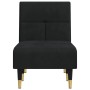 Sofá diván de terciopelo negro de vidaXL, Divanes - Ref: Foro24-352811, Precio: 176,01 €, Descuento: %