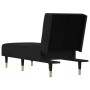 Sofá diván de terciopelo negro de vidaXL, Divanes - Ref: Foro24-352811, Precio: 176,01 €, Descuento: %