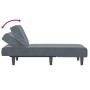 Dark Gray Velvet Divan Sofa by vidaXL, Daybeds - Ref: Foro24-352827, Price: 140,31 €, Discount: %