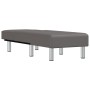 Diván de cuero sintético gris de vidaXL, Divanes - Ref: Foro24-352851, Precio: 145,62 €, Descuento: %