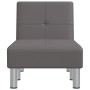 Diván de cuero sintético gris de vidaXL, Divanes - Ref: Foro24-352851, Precio: 145,62 €, Descuento: %