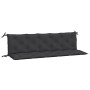 Gartenbankauflagen 2 Stück Oxford-Stoff Schwarz 180x50x7 cm von vidaXL, Kissen für Stühle und Sofas - Ref: Foro24-315035, Pre...