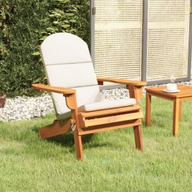 Adirondack garden chair with solid acacia wood cushions by vidaXL, Garden chairs - Ref: Foro24-360031, Price: 164,99 €, Disco...