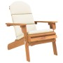 Silla de jardín Adirondack con cojines madera maciza acacia de vidaXL, Sillas de jardín - Ref: Foro24-360031, Precio: 164,99 ...