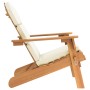 Silla de jardín Adirondack con cojines madera maciza acacia de vidaXL, Sillas de jardín - Ref: Foro24-360031, Precio: 164,33 ...