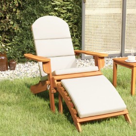 Silla de jardín Adirondack con reposapiés madera maciza acacia de vidaXL, Sillas de jardín - Ref: Foro24-360033, Precio: 209,...