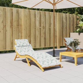 Sonnenliegenkissen aus Oxford-Stoff mit Blattdruck von vidaXL, Kissen für Stühle und Sofas - Ref: Foro24-361358, Preis: 28,99...