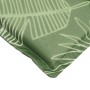 Leaf print Oxford fabric sun lounger cushion by vidaXL, Cushions for chairs and sofas - Ref: Foro24-361359, Price: 39,88 €, D...