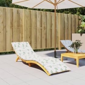 Sonnenliegenkissen aus Oxford-Stoff mit Blattdruck von vidaXL, Kissen für Stühle und Sofas - Ref: Foro24-361424, Preis: 23,43...