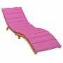 Pink Oxford fabric lounger cushion by vidaXL, Cushions for chairs and sofas - Ref: Foro24-361448, Price: 36,53 €, Discount: %