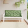 Garden bench cushions 2 pcs fabric leaf print 150x50x7 cm by vidaXL, Cushions for chairs and sofas - Ref: Foro24-361713, Pric...