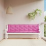 Kissen für Gartenbank 2 Stück rosa Stoff 200x50x7 cm von vidaXL, Kissen für Stühle und Sofas - Ref: Foro24-361752, Preis: 64,...