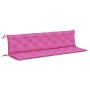 Garden bench cushions 2 units pink fabric 200x50x7 cm by vidaXL, Cushions for chairs and sofas - Ref: Foro24-361752, Price: 6...