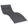 Anthracite gray Oxford fabric sun lounger cushion 180x60x3 cm by vidaXL, Cushions for chairs and sofas - Ref: Foro24-361852, ...