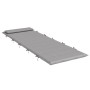 Cojín de tumbona de tela Oxford gris 180x60x3 cm de vidaXL, Cojines para sillas y sofás - Ref: Foro24-361853, Precio: 40,73 €...