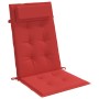 Cojines de silla con respaldo alto 2 uds tela Oxford rojo de vidaXL, Cojines para sillas y sofás - Ref: Foro24-361892, Precio...