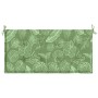 Garden bench cushion in Oxford fabric with leaf print, 120x50x3 cm. by vidaXL, Cushions for chairs and sofas - Ref: Foro24-36...