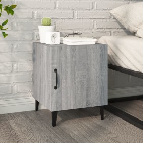 Bedside table made of gray Sonoma plywood by vidaXL, Nightstands - Ref: Foro24-817317, Price: 33,03 €, Discount: %