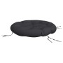 Round black Oxford fabric cushion Ø 100x11 cm by vidaXL, Cushions for chairs and sofas - Ref: Foro24-361969, Price: 53,35 €, ...