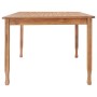 Garden dining table solid teak wood 200x100x75 cm by vidaXL, Garden tables - Ref: Foro24-315466, Price: 354,89 €, Discount: %