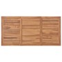 Mesa de comedor de jardín madera maciza de teca 200x100x75 cm de vidaXL, Mesas de jardín - Ref: Foro24-315466, Precio: 354,89...