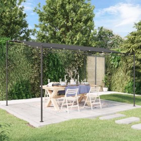 Stahlmarkise und anthrazitgrauer Stoff 4x3 m 180 g/m² von vidaXL, Zelte und Pavillons - Ref: Foro24-362395, Preis: 216,99 €, ...